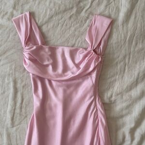 Princess Polly pink off the shoulder Dress